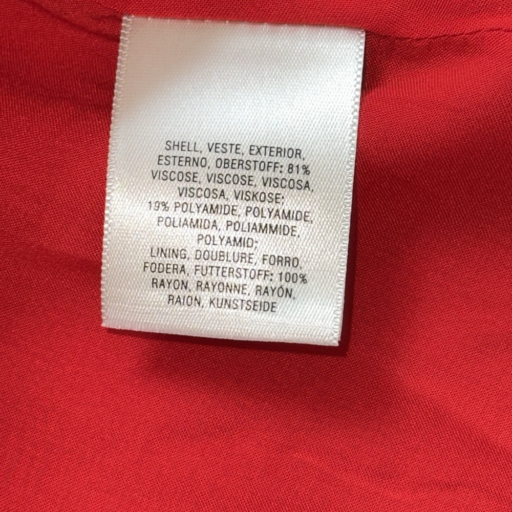 New with tag on Maeve Red Pleated A-Line Midi Dress. - Picture 15 of 15